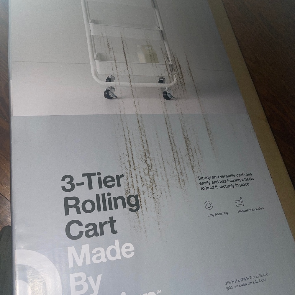 Three Tier Rolling Cart